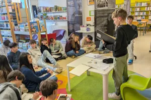 Exposition « Autour de Marcelle Delpastre » par les élèves de 5ème CHAAP du Collège de Châlus