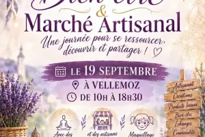 Bien-être et marché artisanal à Vellemoz