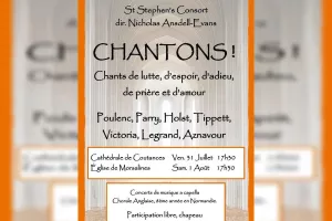 Concert : St Stephen Consort "Chantons !"
