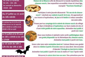 Les rendez-vous nature de la Réserve de Nyer