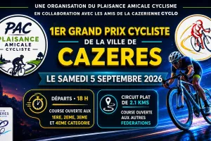 1ER GRAND PRIX CYCLISTE DE LA VILLE DE CAZÈRES
