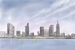 L'horizon d'Orléans