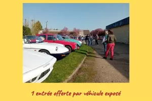 Rassemblement de voiture de collection et de prestige