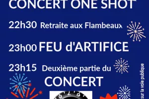 Concert et Feu d'artifice à VINCELOTTES