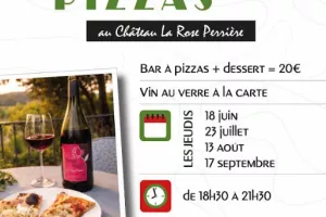 Château La Rose Perrière : Apéro Pizzas