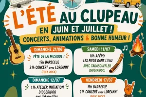L'Été au Clupeau - barbecue et concert