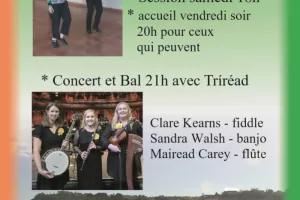 Stage de danses irlandaises + concert-bal
