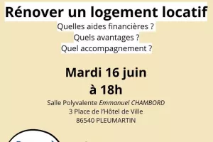 Réunion d'information pour rénover un logement locatif
