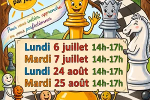 Stages d'échecs vacances d'été