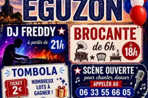 Fête du 14 juillet à Eguzon