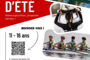 Stage d'été Aviron 2026 11-16 ans