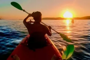 Lever du soleil en canoë + casse-croute landais