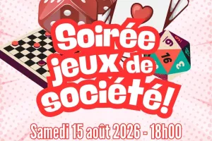 SOIRÉE JEUX DE SOCIÉTÉ