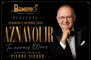 Aznavour le nouveau spectacle de Pierre Sicaud | Le Bambino