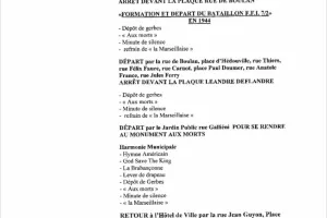 82ème de anniversaire de la Libération