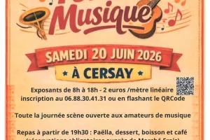 Fête de la musique et vide grenier à Cersay