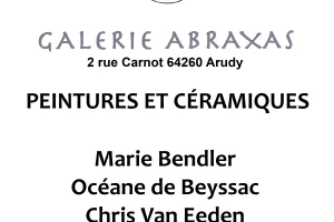 Exposition : Peintures et céramiques - Marie Bendler, Océane de Beyssac et Chris Van Eeden