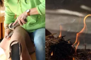 DÉMONSTRATION DE TAILLE DE SILEX ET D’ALLUMAGE DU FEU