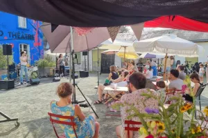 Fête avec de la musique