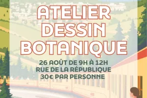 ATELIER DESSIN BOTANIQUE - MERCREDI 26 AOÛT