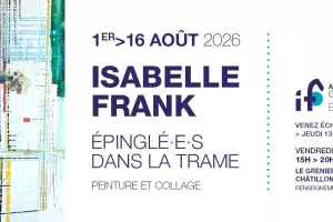 Exposition d'Isabelle Frank :  Epinglé.e.s dans la trame