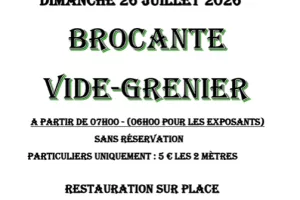 Brocante - Vide grenier