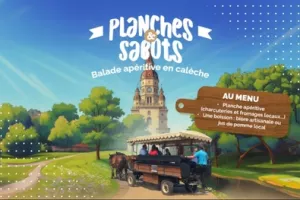 Planches & Sabots – Balade apéritive en calèche (Centre-ville)