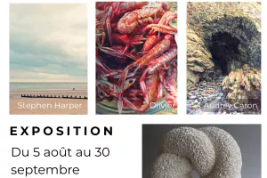 Exposition tableaux, sculptures, céramique, photographie