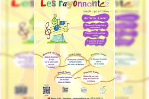 Les Rayonnantes : boucle à vélo, visites et concerts