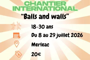 Chantier international de jeunes à Merléac