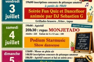 Fêtes des Filhols les 3, 4 et 5 juillet