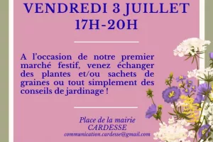 Marché et troc de plantes