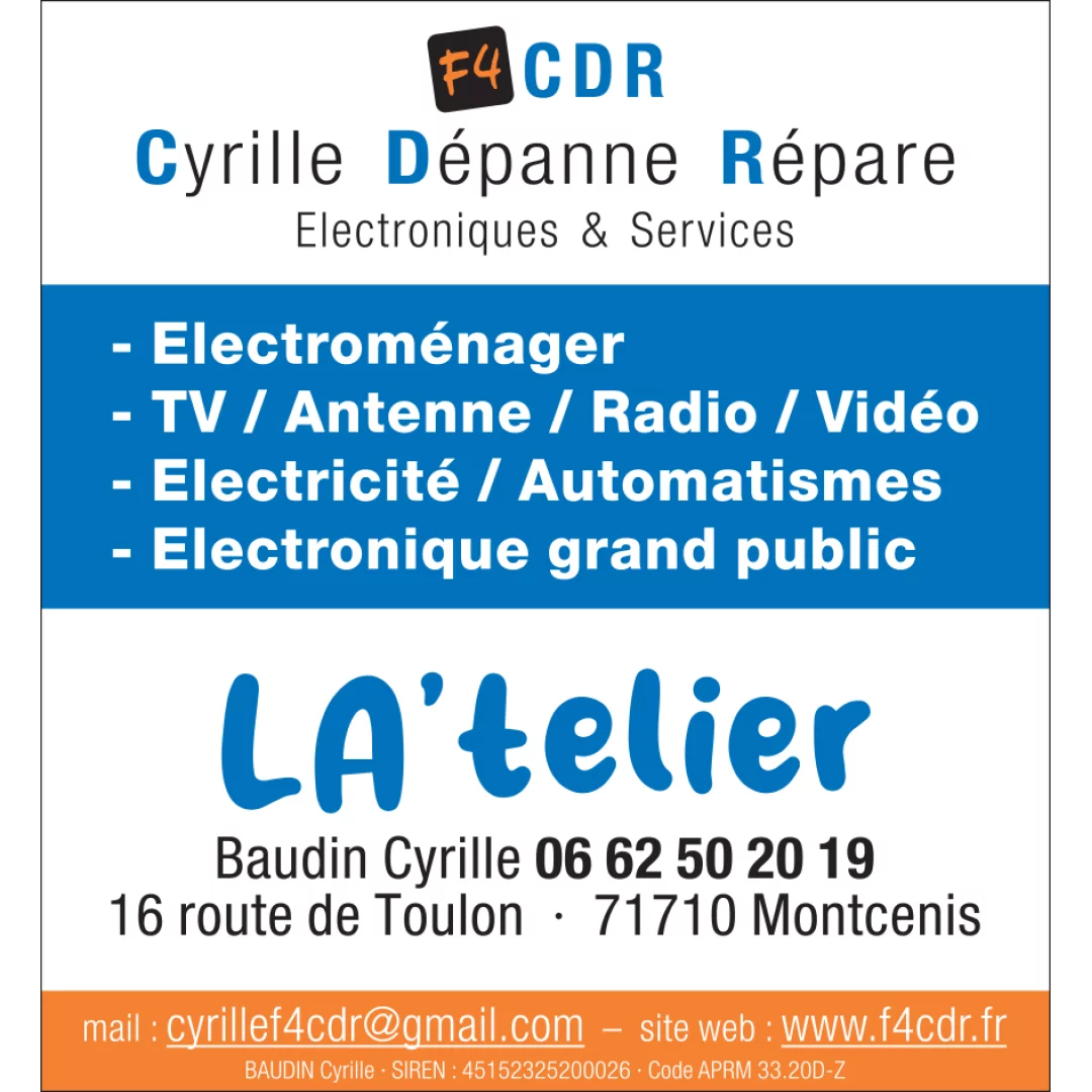 LA'telier Cyrille Dépanne, Répare - F4CDR