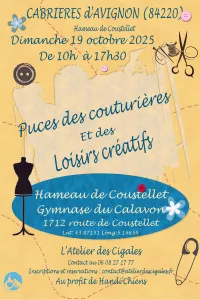 Puces des Couturières, Brodeuses, Dentellières et loisirs Créatifs